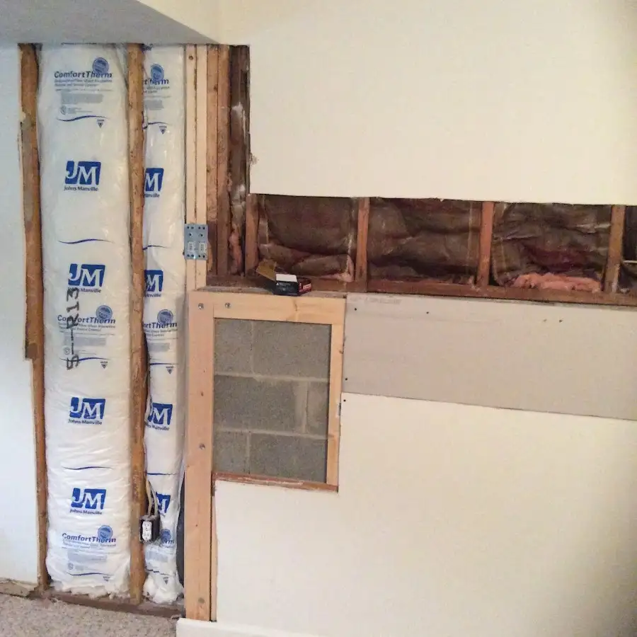 Wall insulation replacement during Odor Removal & Deodorization in Watertown